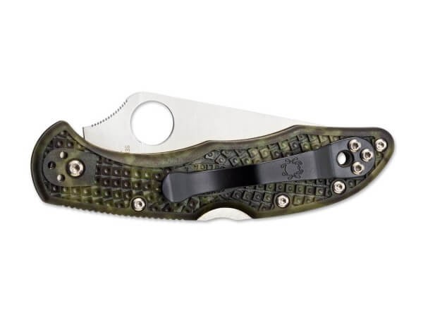 Spyderco Delica® 4 Lightweight Flat Ground Zome Green Çakı
