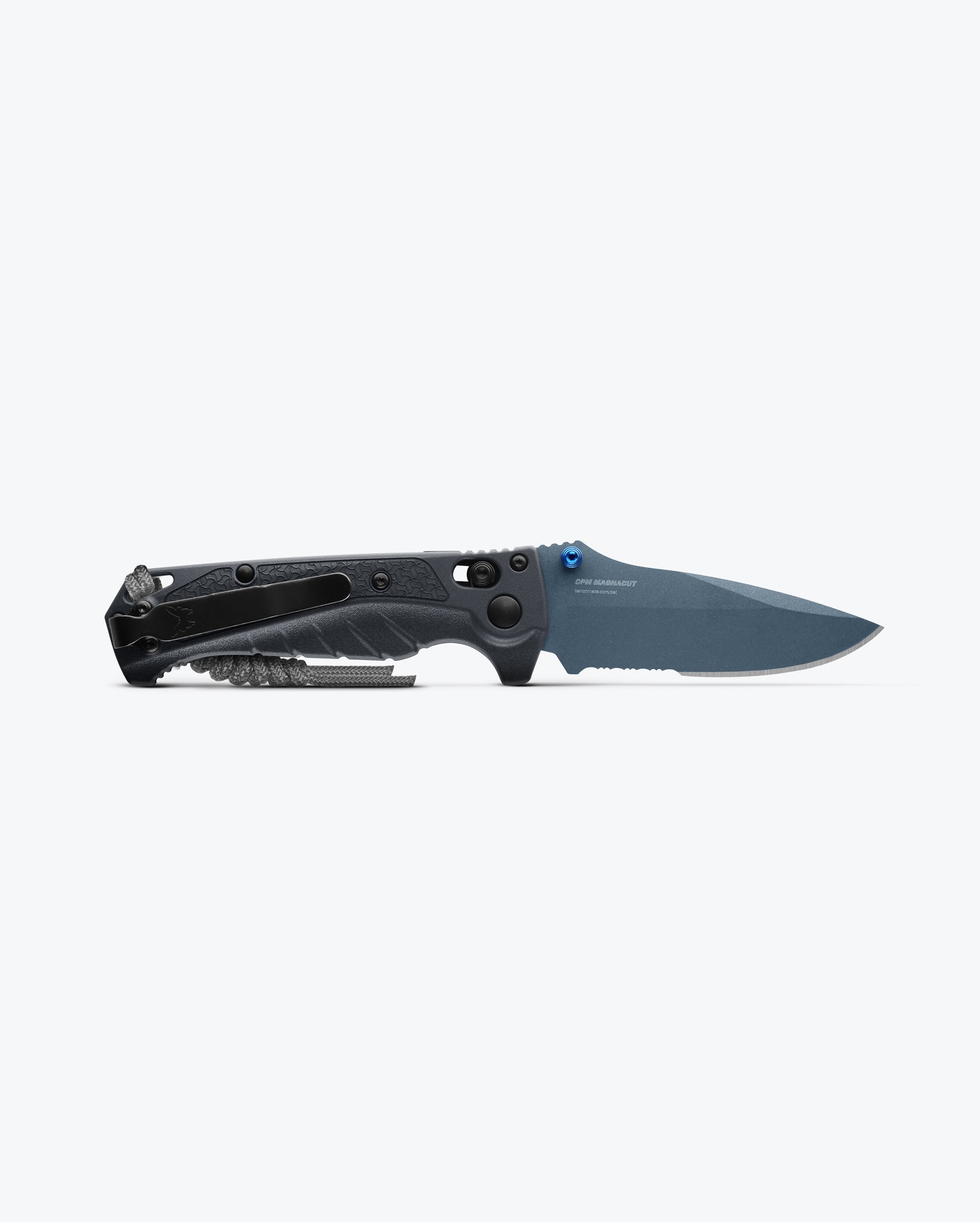 Benchmade Mini Adira™ Tempest Gray Grivory® Serrated Magnacut Cerakote ‘‘Dark Water’’ Çakı