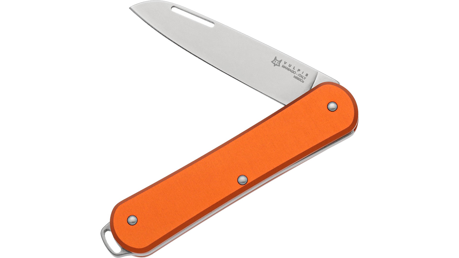 Fox Knives Vulpis 130 Orange Aluminium Çakı