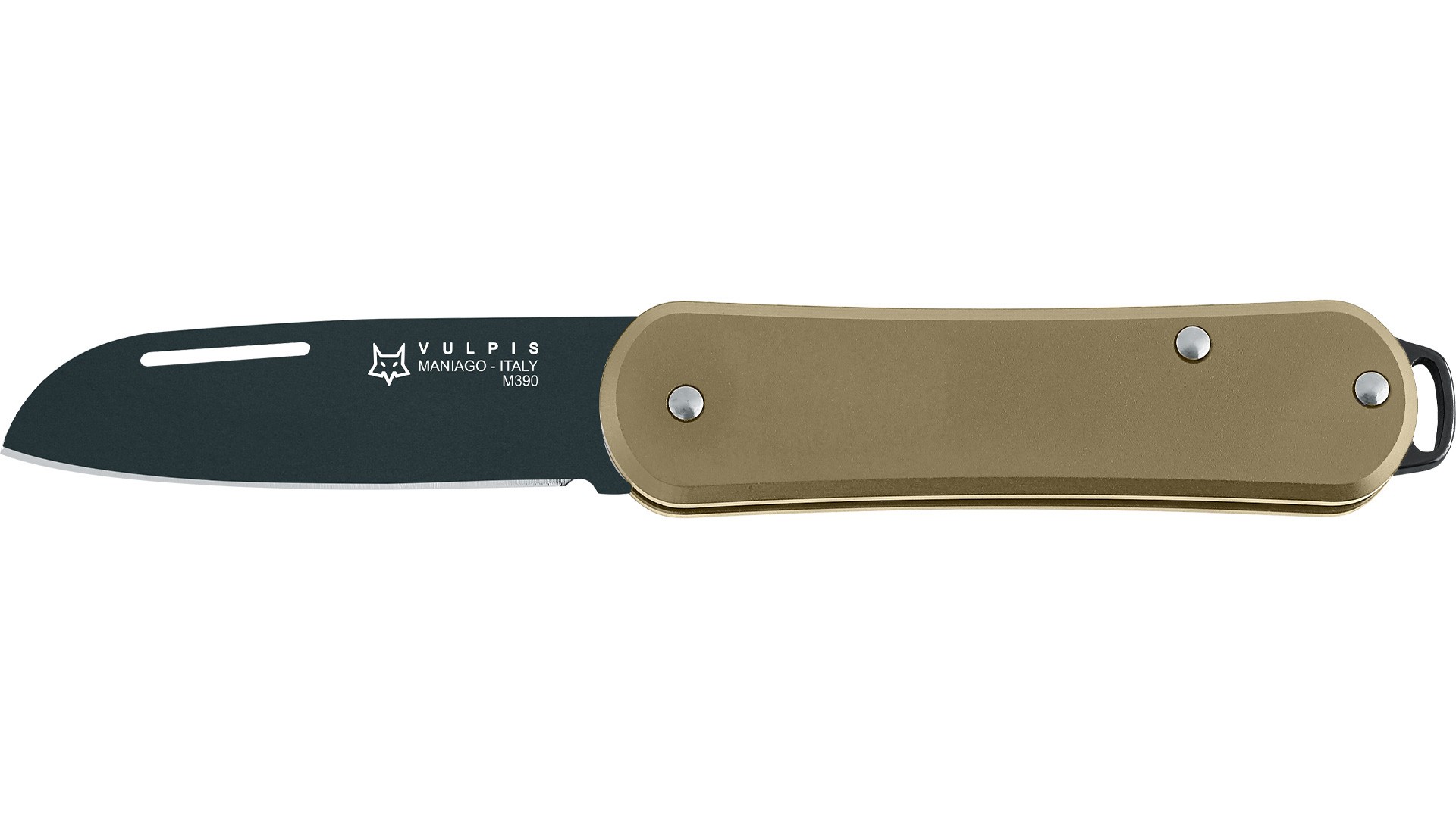 Fox Knives Vulpis 108 Brass Black Çakı