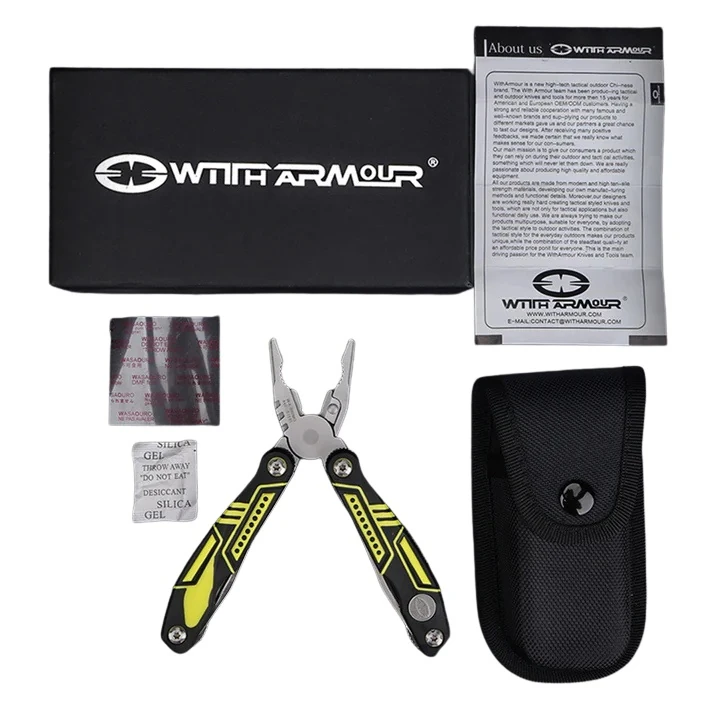 WithArmour® Ranger Matte Black-Yellow Katlanır Pense