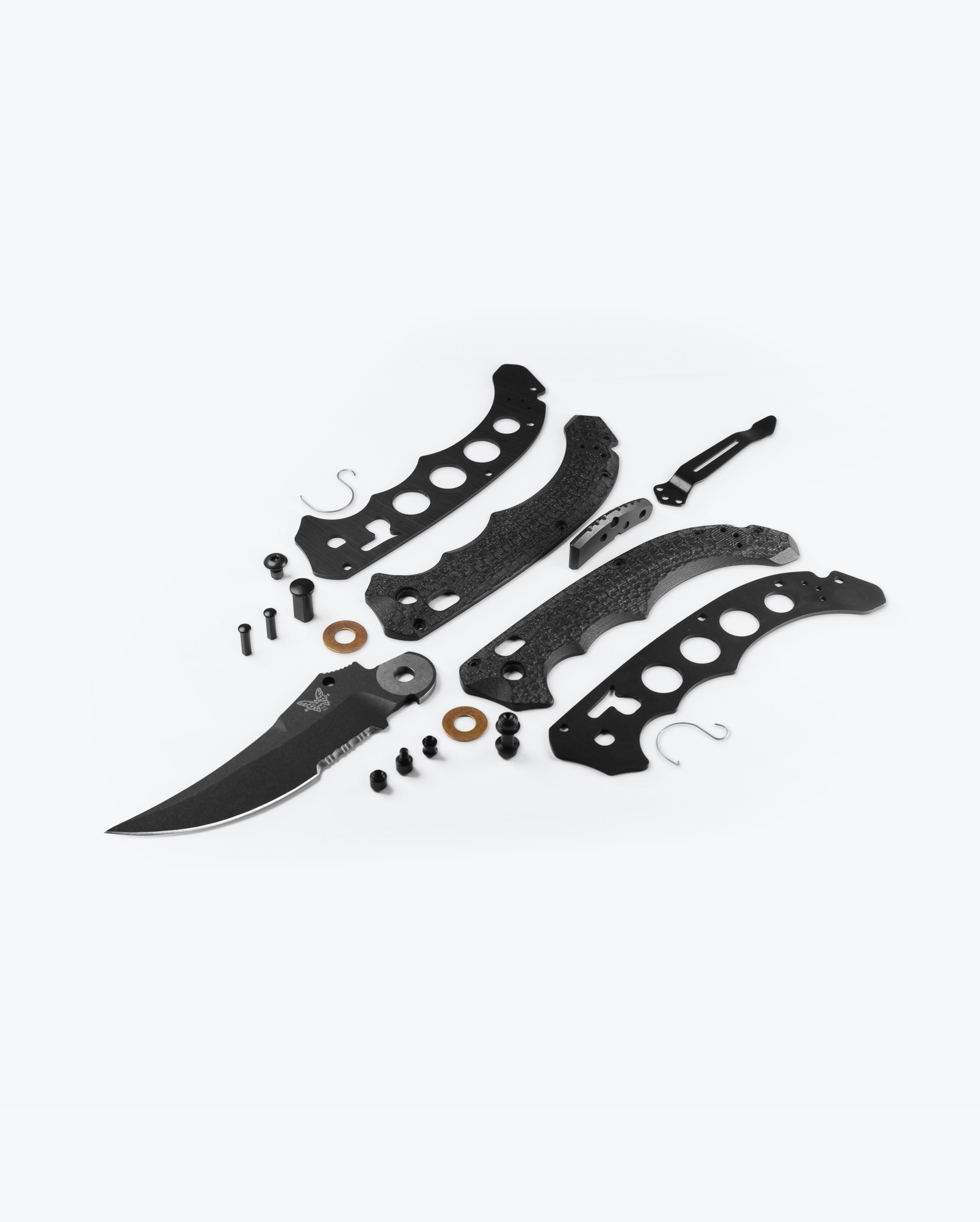 Benchmade Mini Bedlam® Black G10 Serrated Cerakote® CPM-S90V Çakı