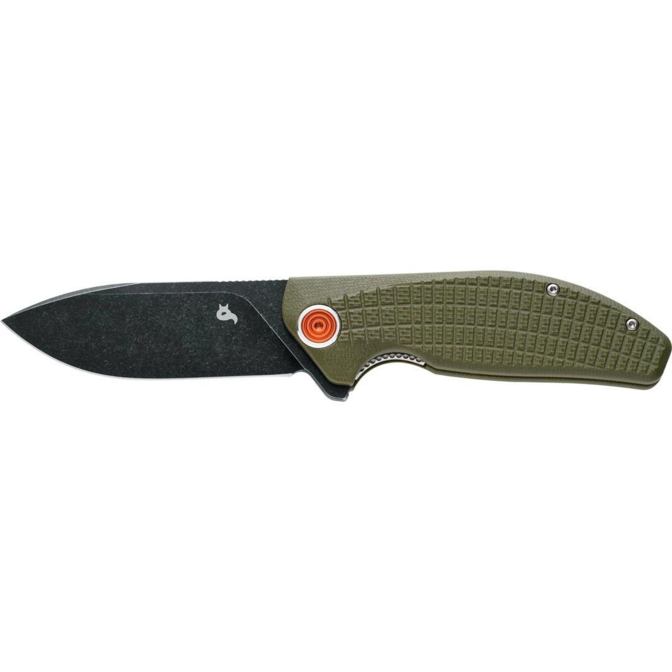 Black Fox Acutus Black D2 OD Green G10 Çakı