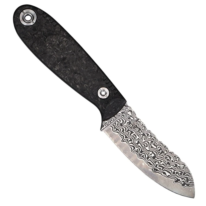 WithArmour® Professional NessMuk² Carbon Fiber Damascus Bıçak