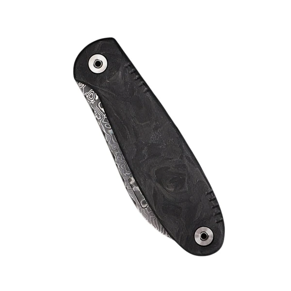 WithArmour® Professional FoldMuk² Carbon Fiber Damascus Çakı