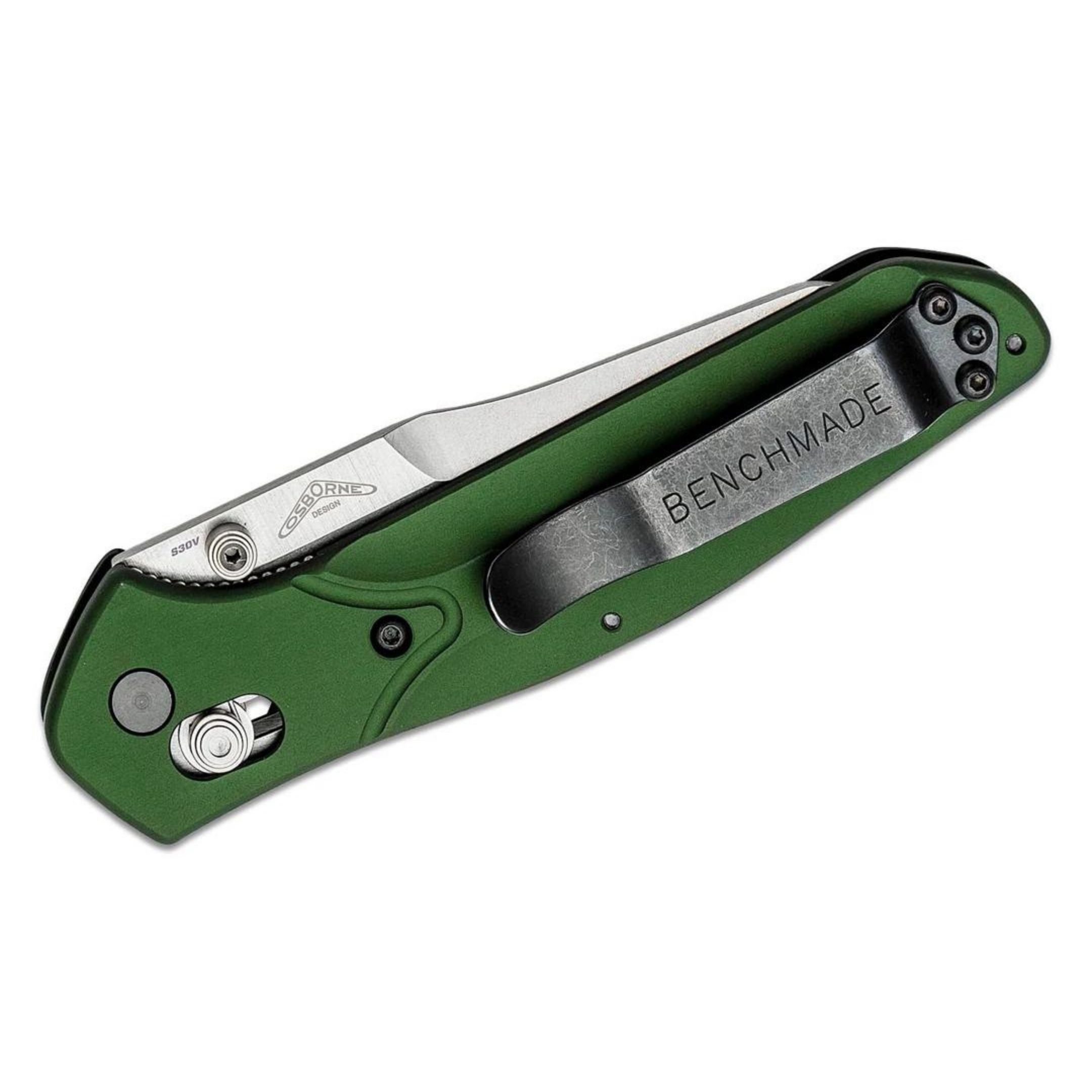 Benchmade Osborne Reverse Tanto Green Aluminium Çakı