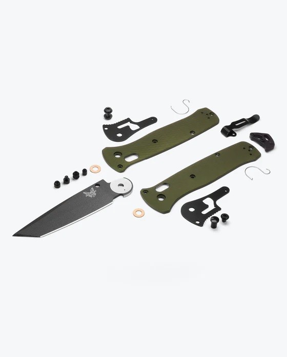 Benchmade Bailout® Woodland Green Aluminium Tanto Çakı