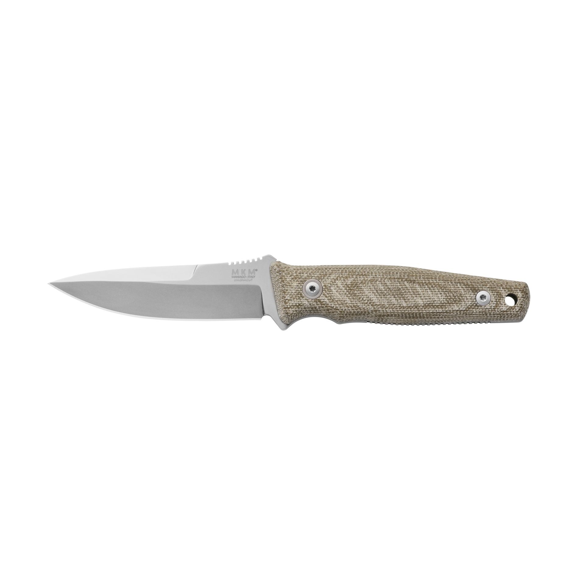 MKM TPF Defense bead blasted MagnaCut blade green canvas micarta handle Bıçak