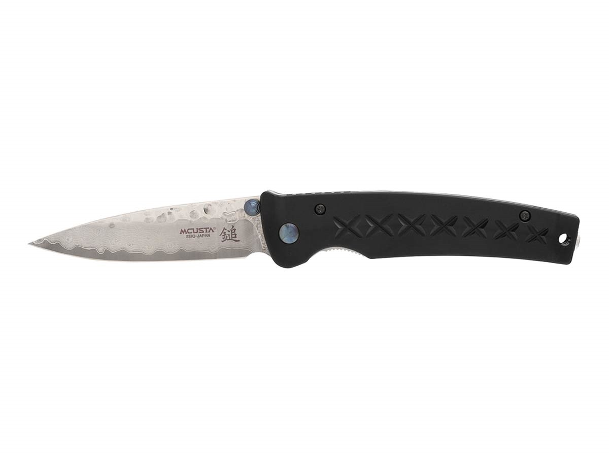 Mcusta Fusion Black Aluminium Damascus Çakı