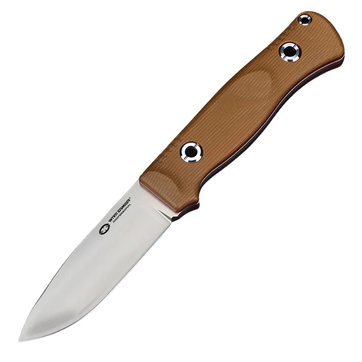 WithArmour® Professional Woodlands Tan Micarta Convex Bıçak