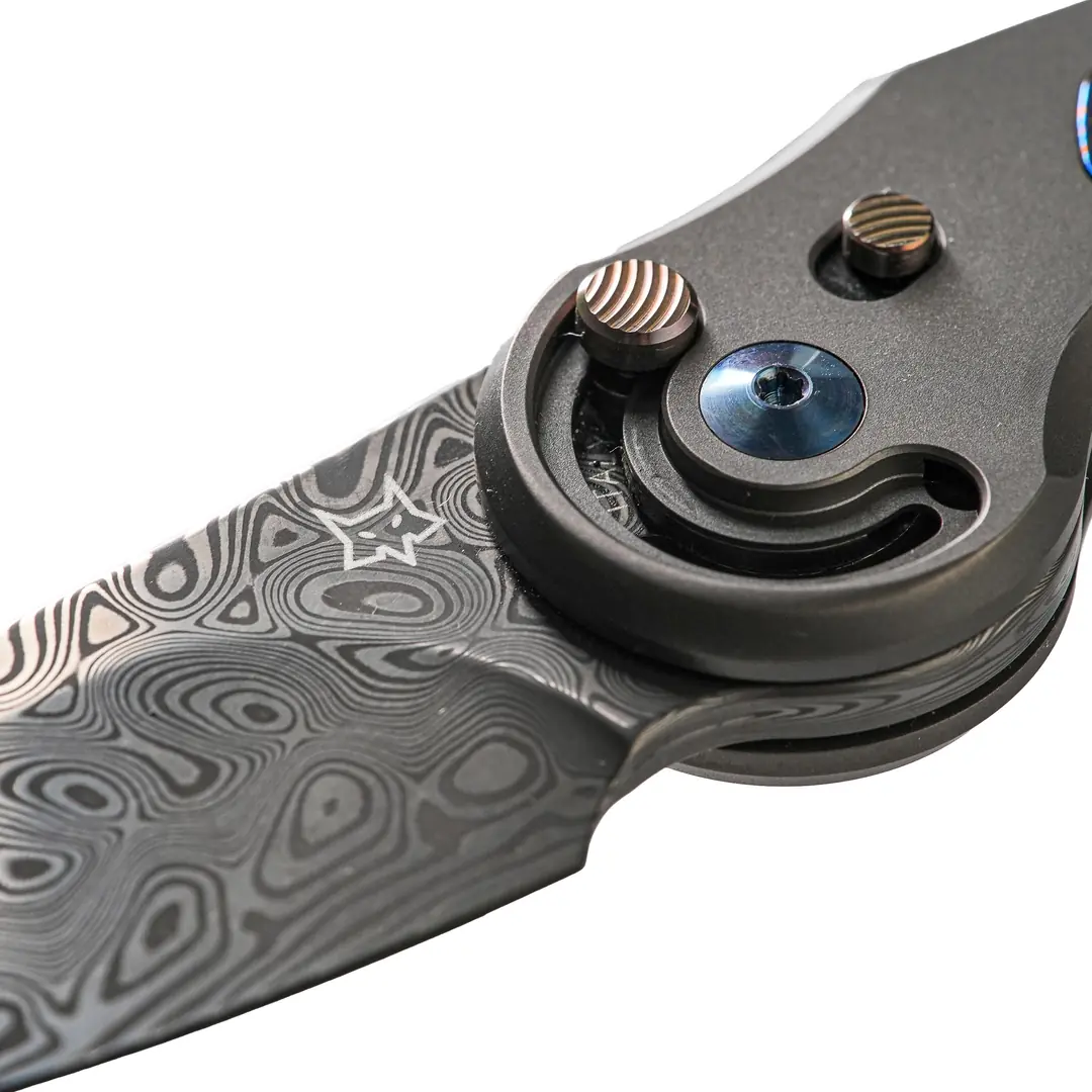Fox Knives Jupiter Damasteel DS93X Titanium + Timascus Çakı