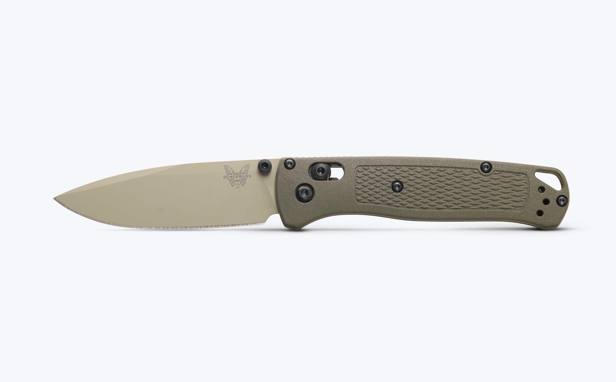 Benchmade Bugout® Dark Olive Grivory® Desert Verde Cerakote® SPR Çakı