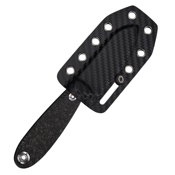 WithArmour® Professional NessMuk² Carbon Fiber Damascus Bıçak