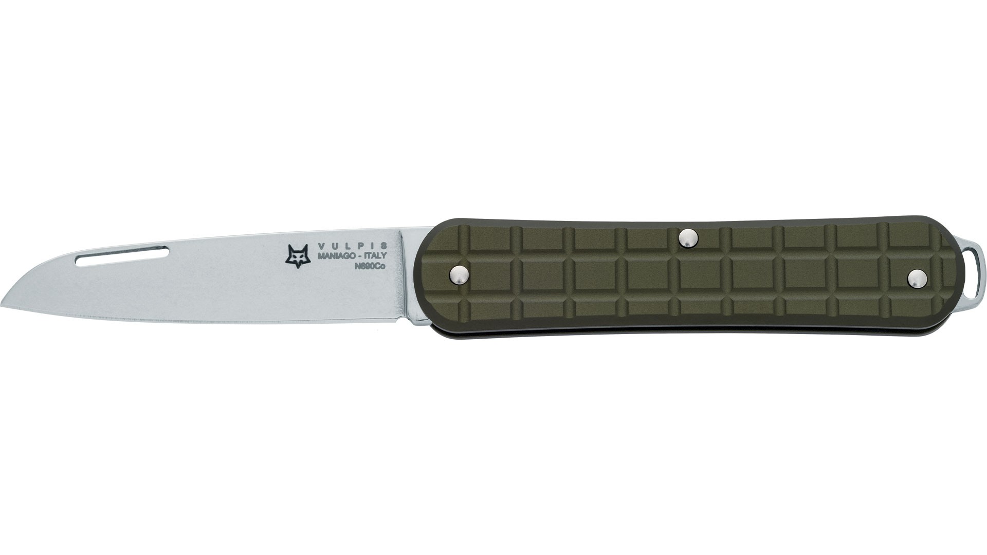 Fox Knives Vulpis 130 Grenade Aluminium MG Çakı