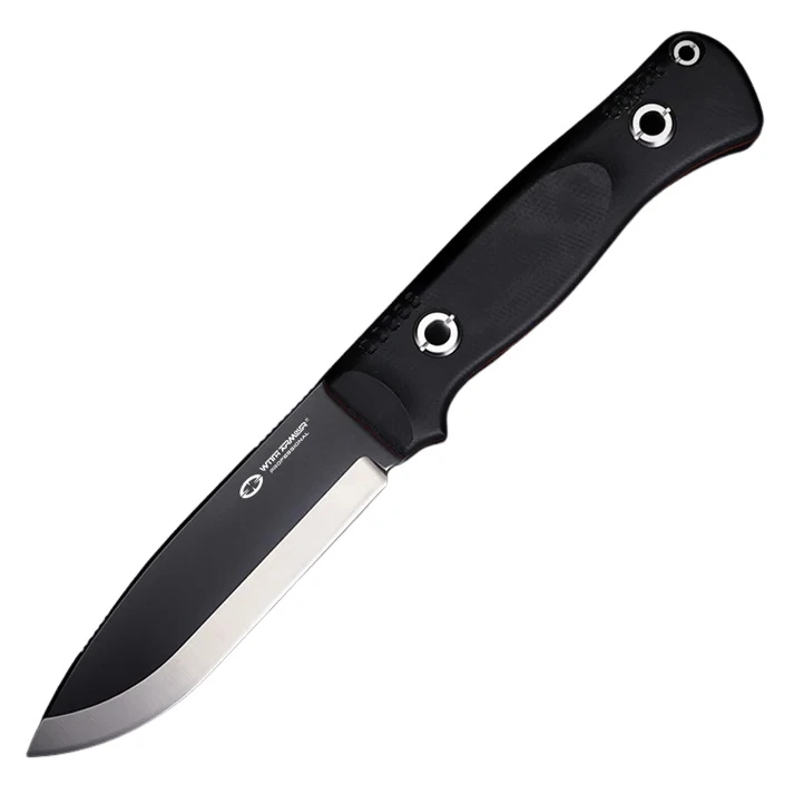 WithArmour® Professional Woodlands Black Micarta Scandi Bıçak