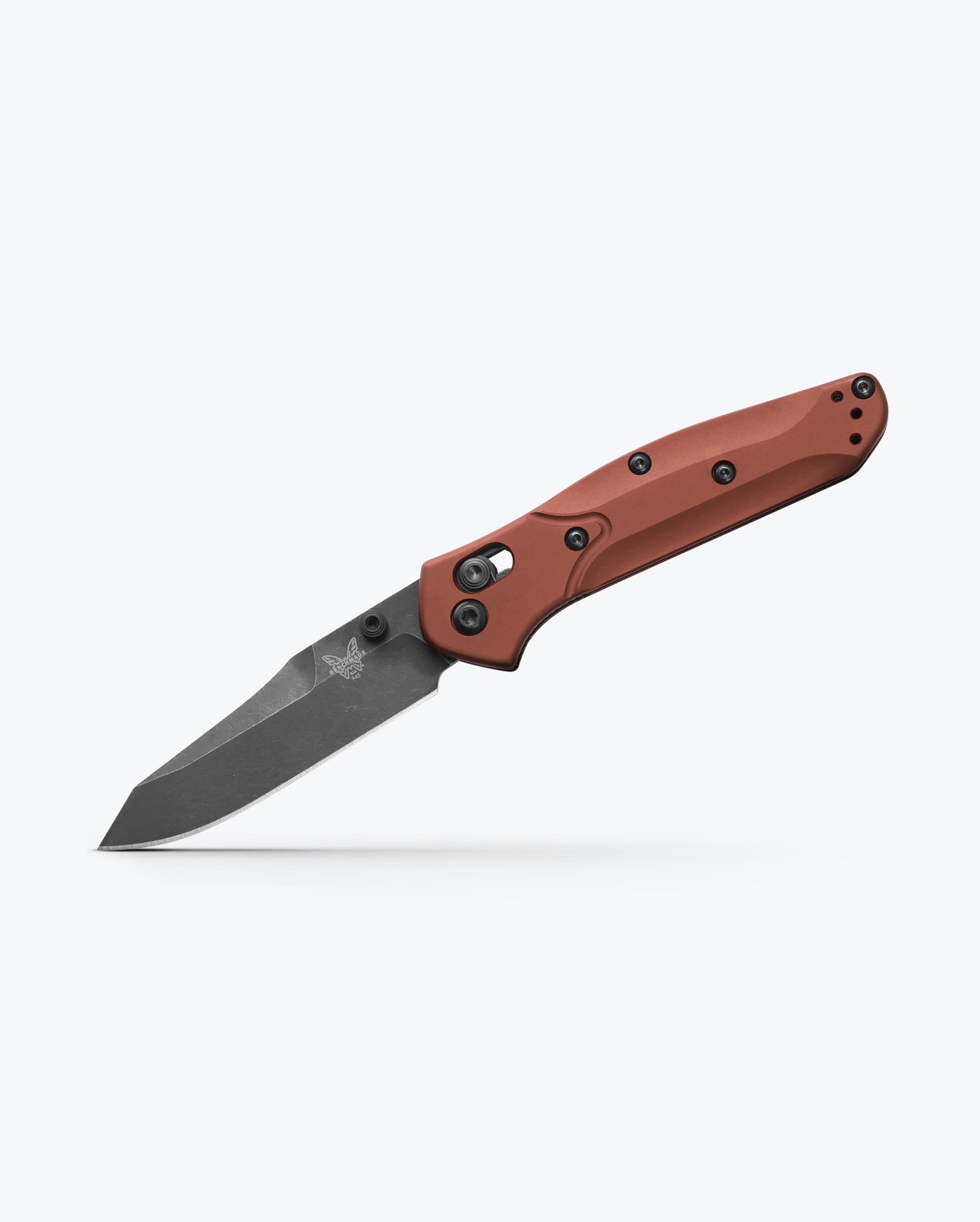 Benchmade Mini Osborne Reverse Tanto Burnt Copper Aluminum Battlewash Magnacut Çakı