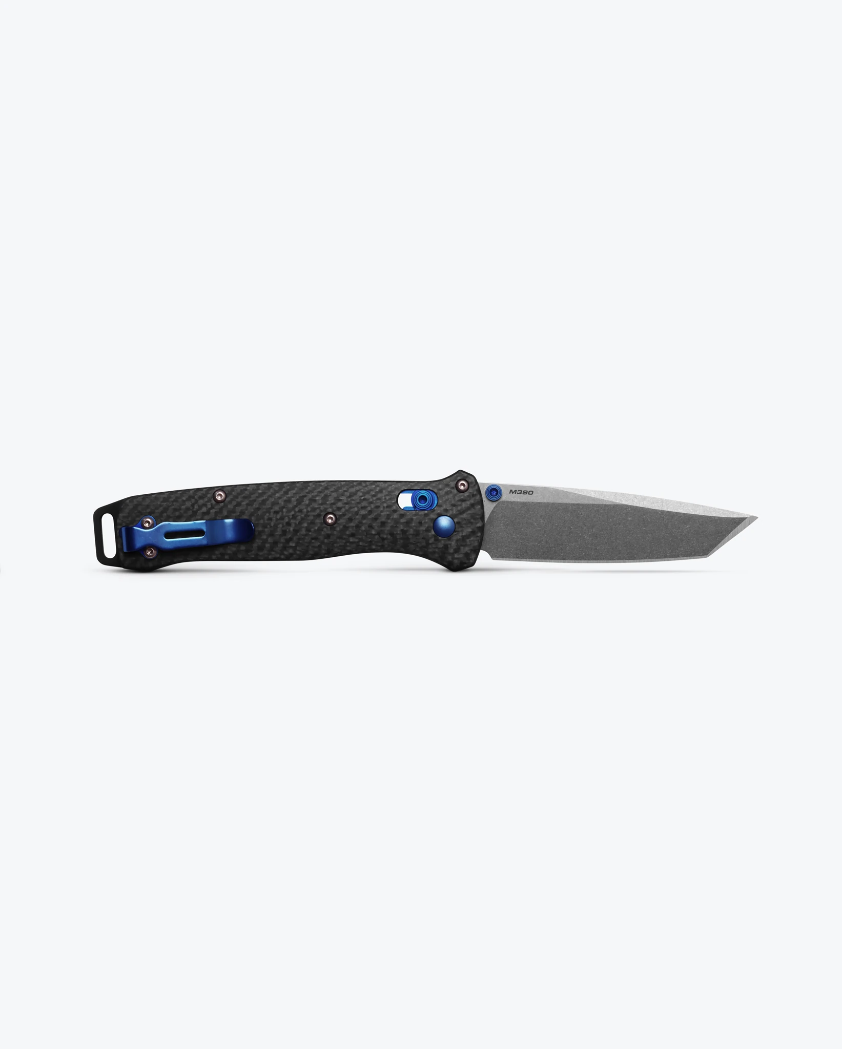 Benchmade Bailout® Carbon Fiber Tanto Stonewash (M390) Blue Accents Çakı