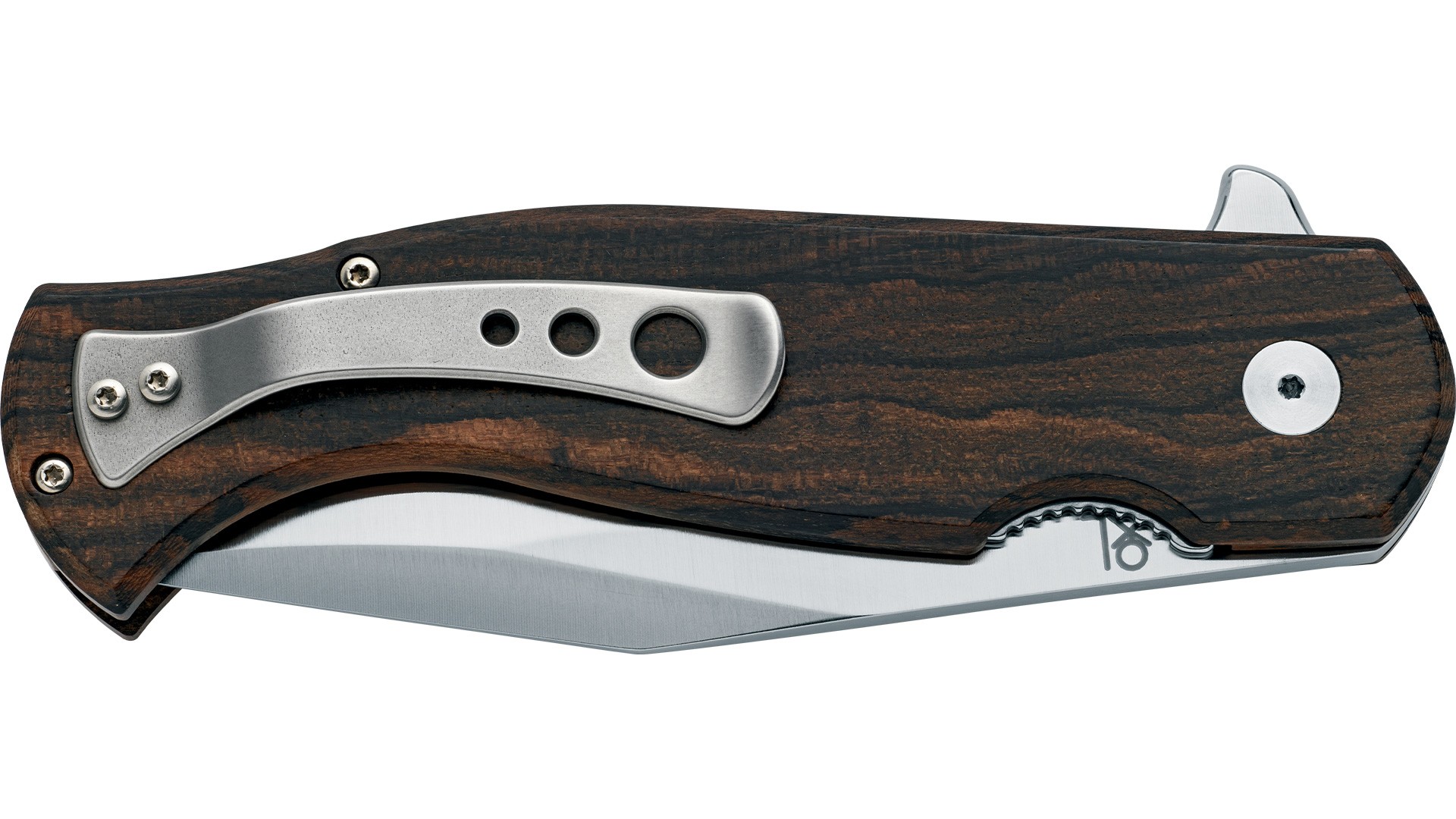 Fox Knives Eastwood Tiger S90V Ziricote Wood Çakı