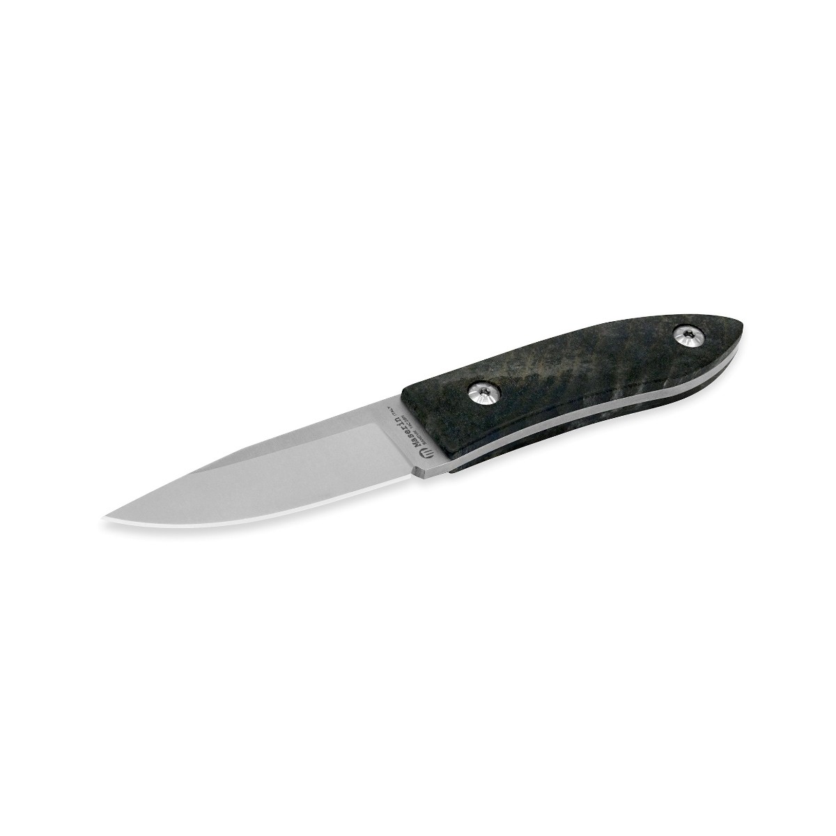 Maserin AM 22 14C28N Blade Black Dyed Poplar Handle Bıçak