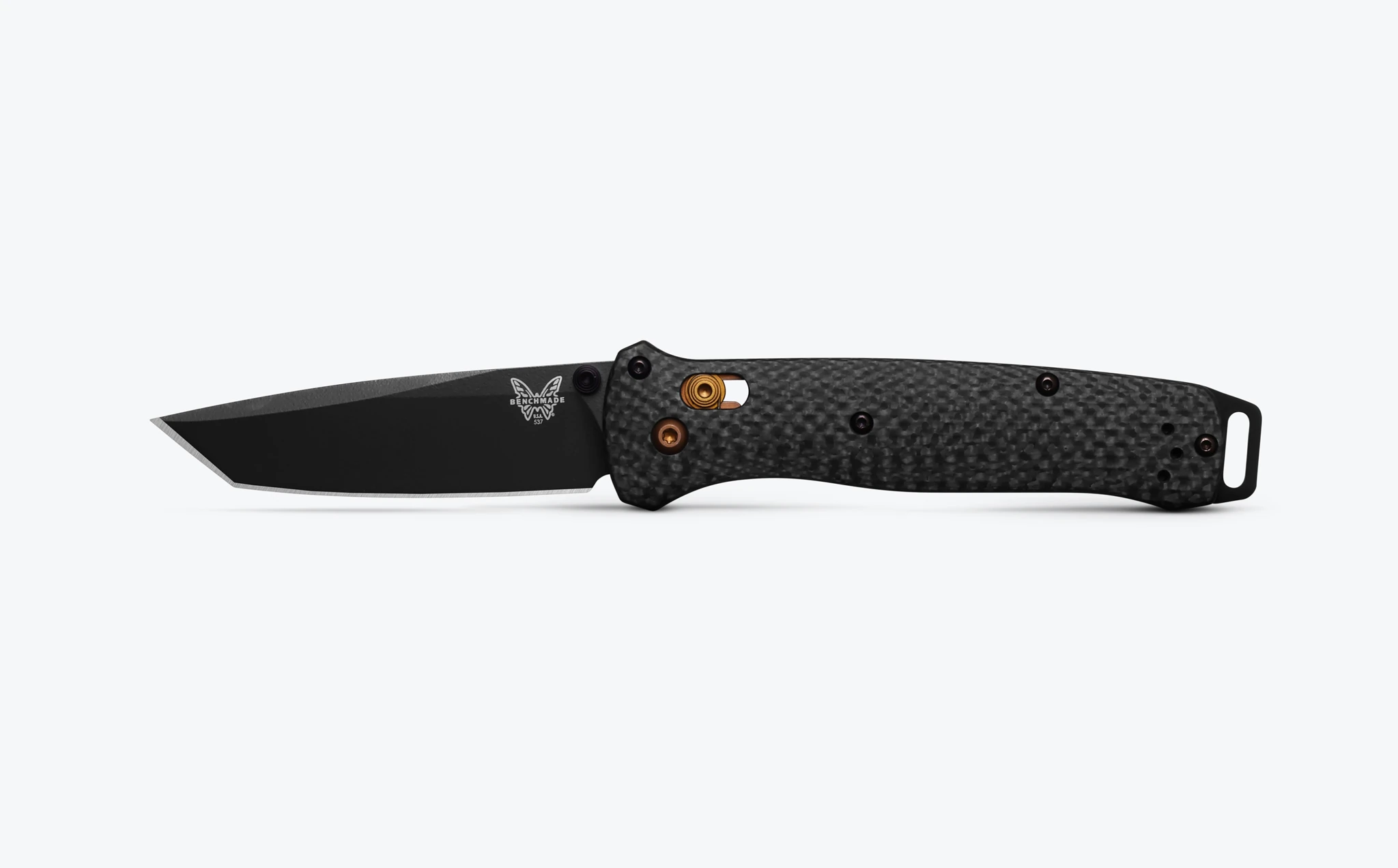 Benchmade Bailout® Carbon Fiber Tanto Black Cerakote® (S90V) Copper Accents Çakı