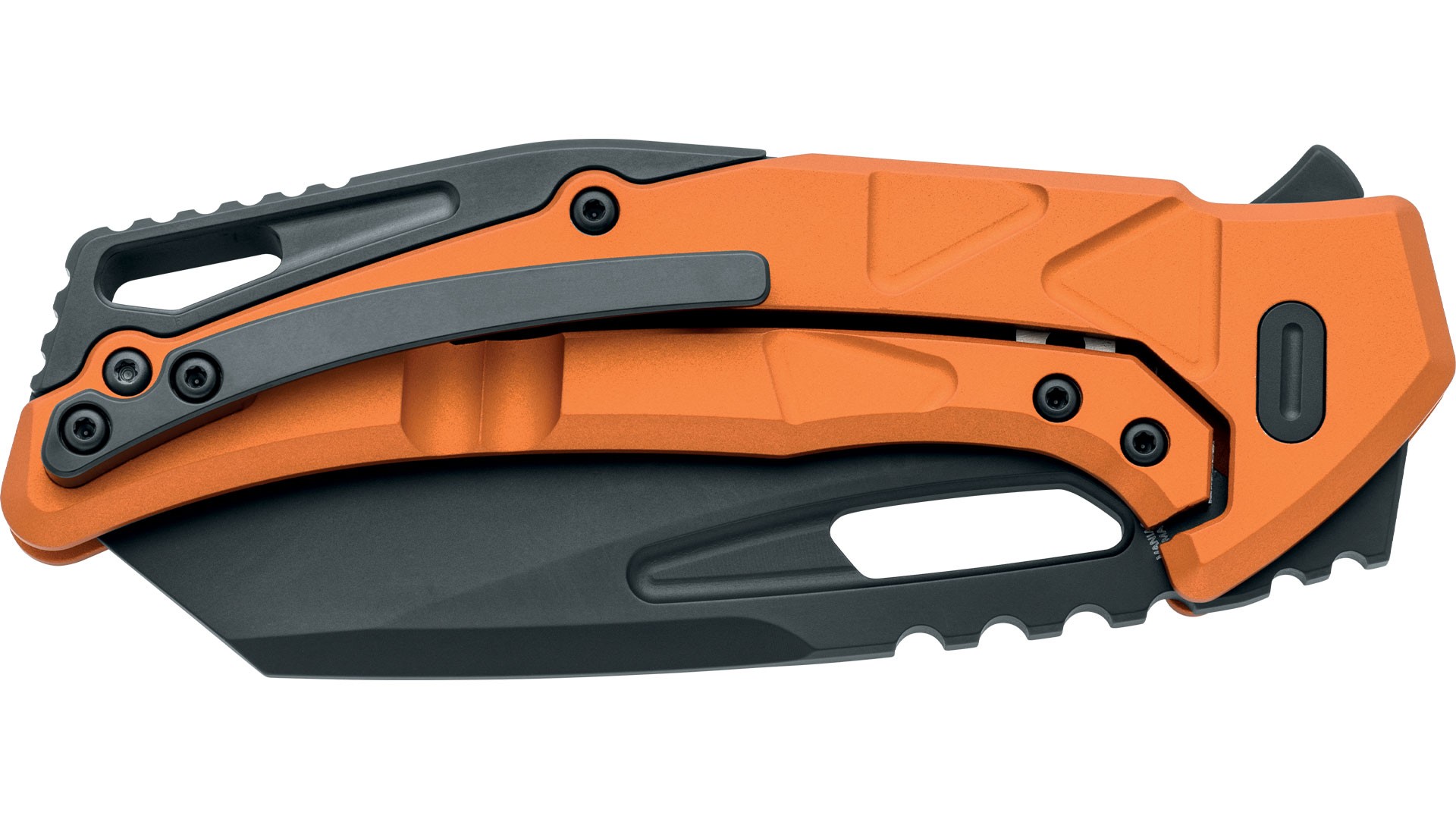 Fox Knives Chronos PVD Magnacut Orange Aluminium