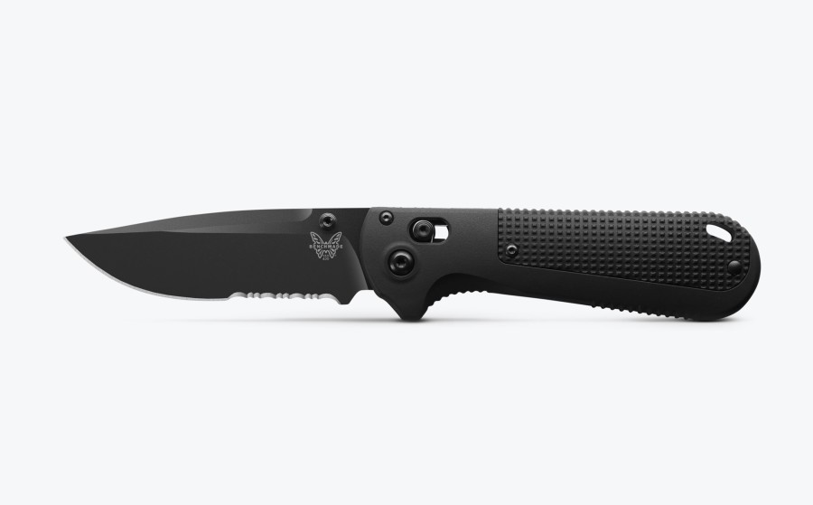 Benchmade Redoubt® Drop Point All Black Serrated CPM-D2 Çakı