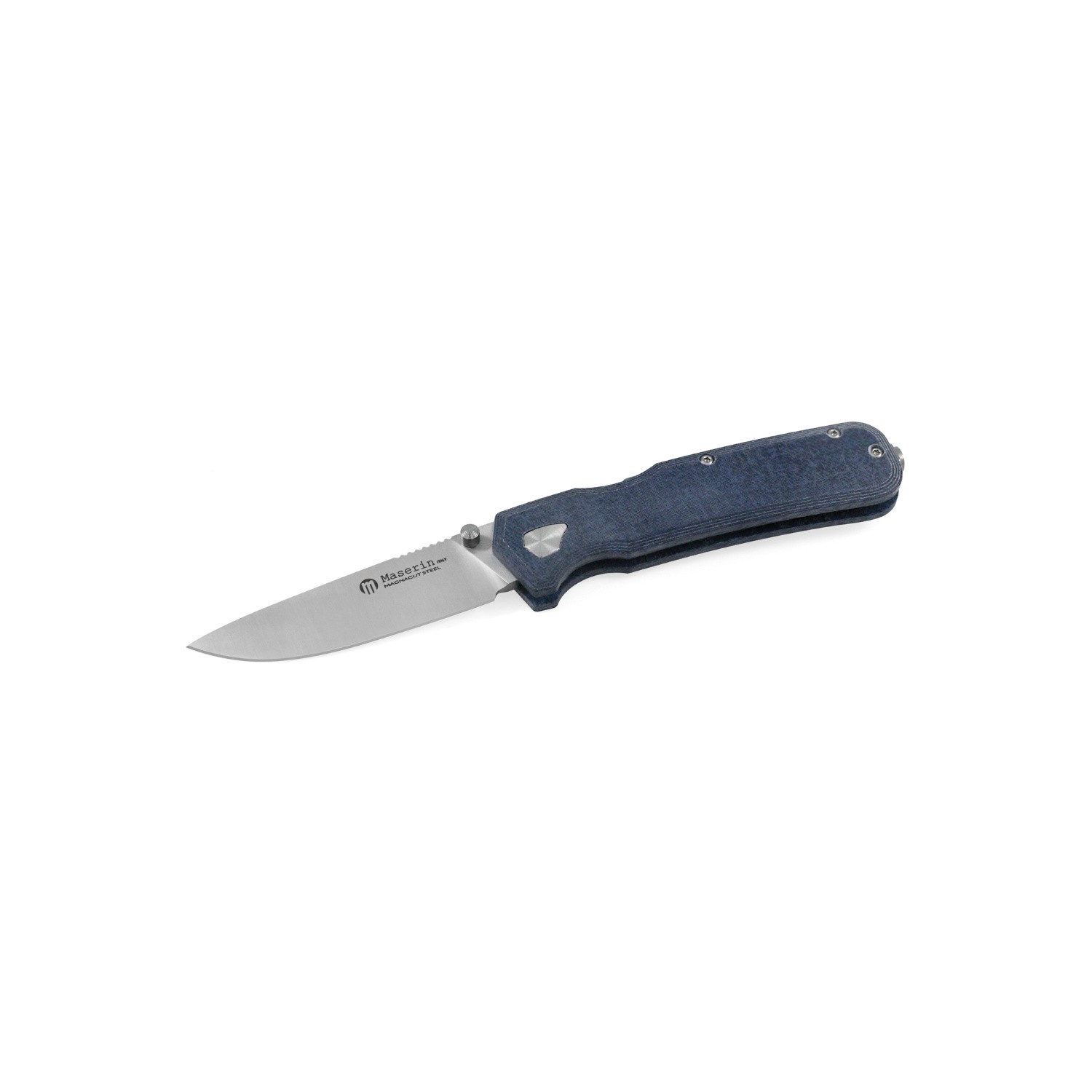 Maserin Pulse 630 CPM-MagnaCut Blade Denim Micarta Handle Çakı