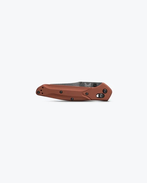 Benchmade Osborne Reverse Tanto Burnt Copper Aluminum Battlewash Magnacut Çakı