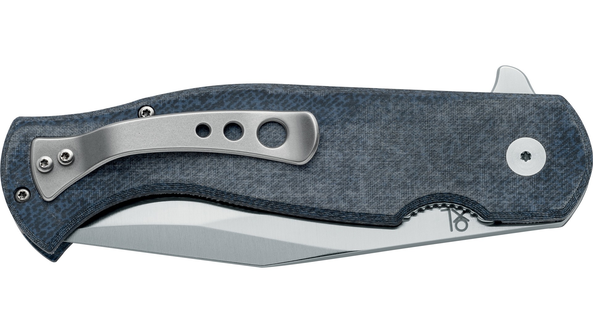 Fox Knives Eastwood Tiger S90V Denim Micarta Çakı