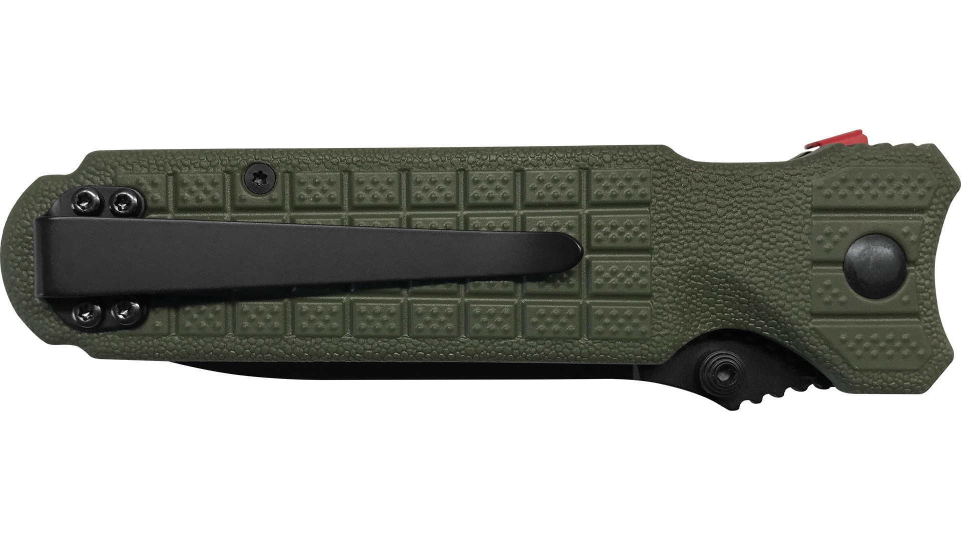 FKMD Predator 2F Liner OD Green FRN Serrated Çakı