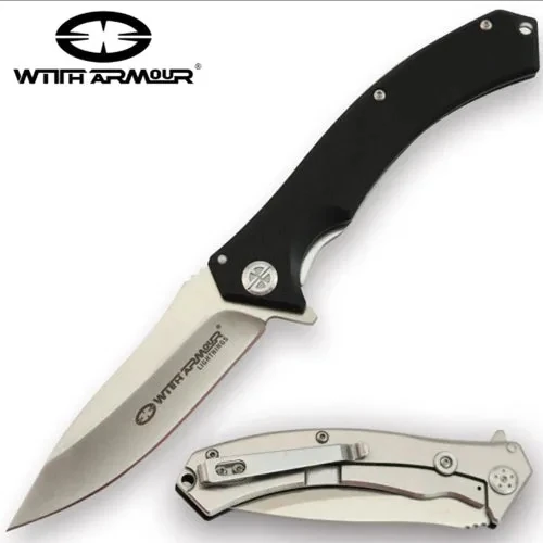 WithArmour® Avalon Black G10 + Stainless Handle Çakı