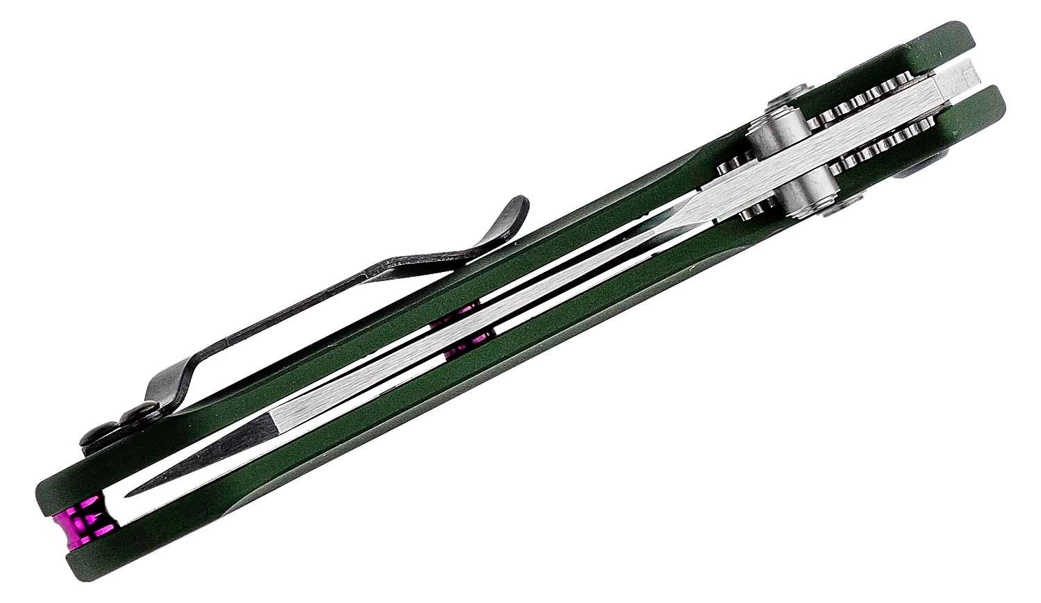 Benchmade Mini Osborne Reverse Tanto Green Aluminium Çakı