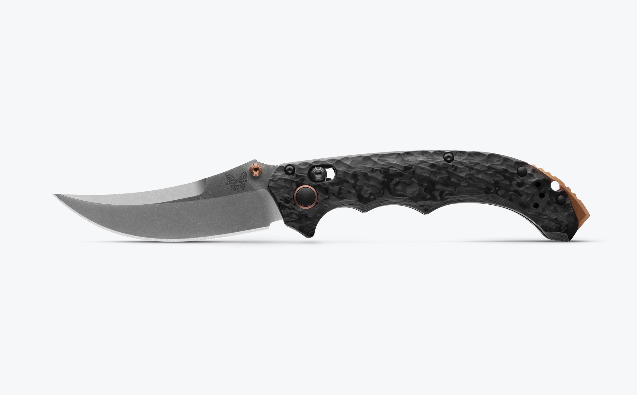 Benchmade Mini Bedlam® Carbon Fiber Dark Copper Satin CPM-S90V Çakı