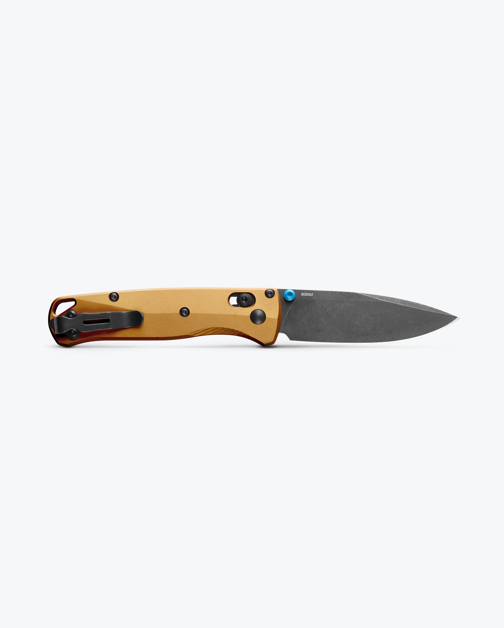 Benchmade Bugout® Burnt Brass Aluminium Battlewash M390 Çakı