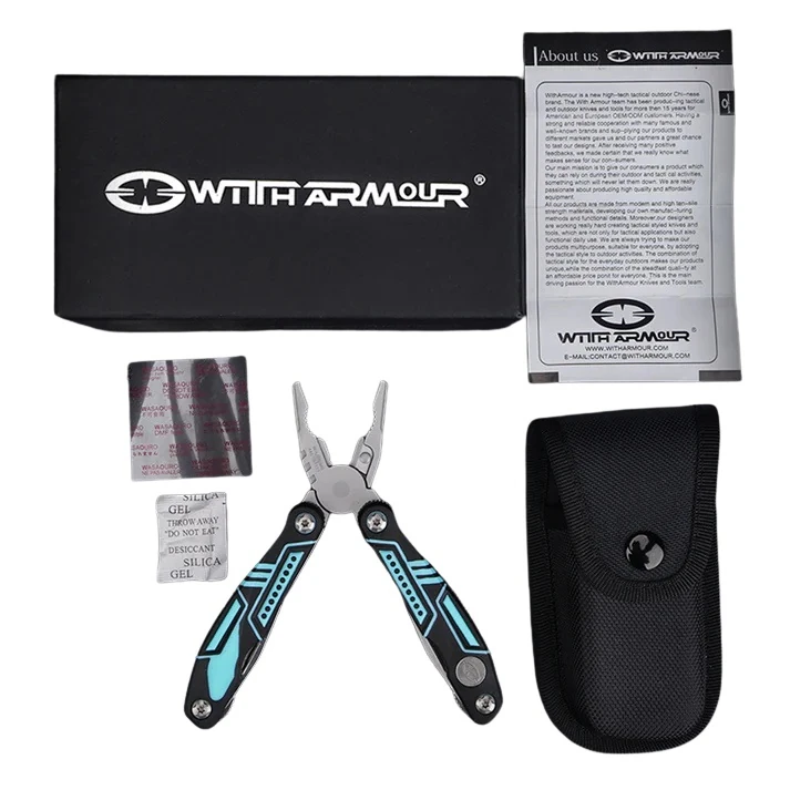 WithArmour® Ranger Matte Black-Blue Katlanır Pense