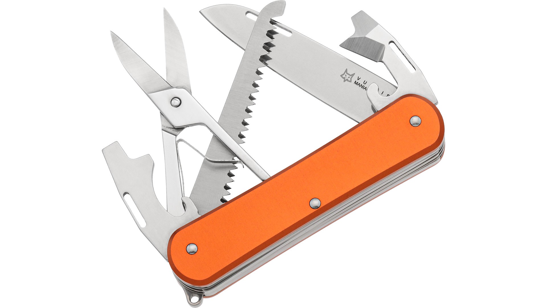 Fox Knives Vulpis 130-SF5 Orange Aluminium Çakı