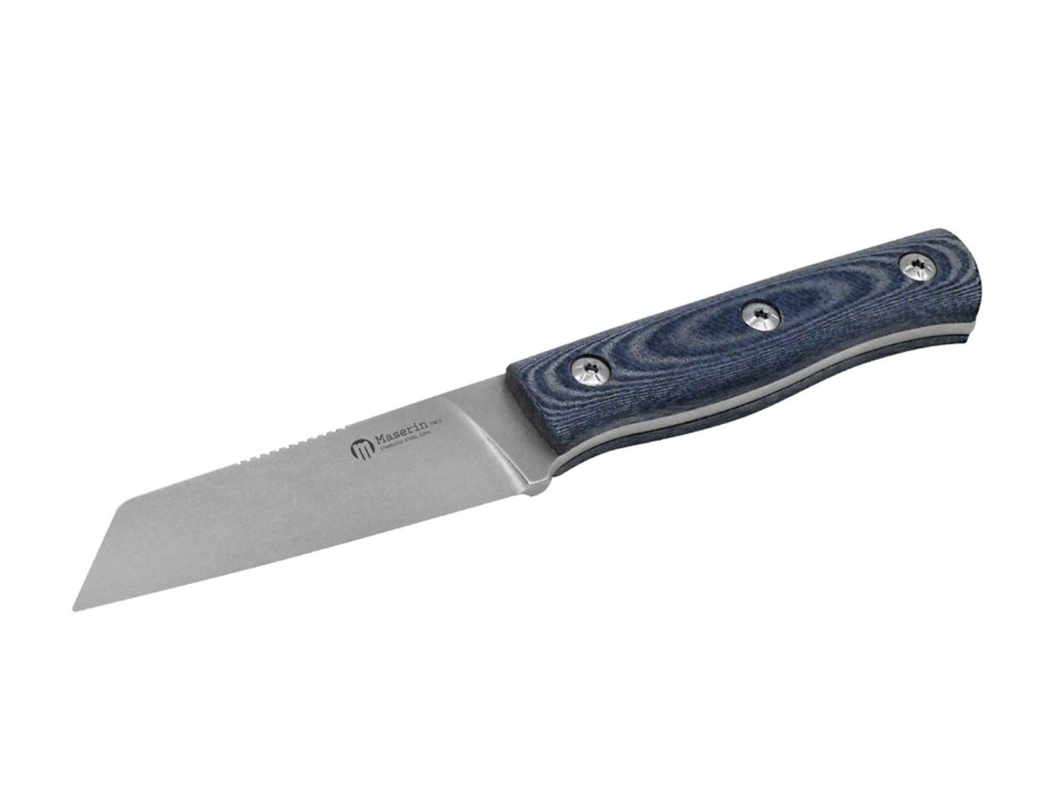 Maserin Path 916 M390 Blade Denim Micarta Handle Bıçak