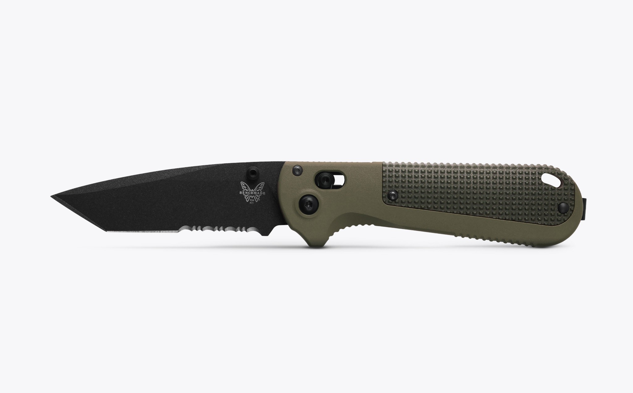 Benchmade Redoubt® Tanto Ranger Green & Forest Grivory® Serrated Cobalt Black Cerakote CPM-D2 Çakı