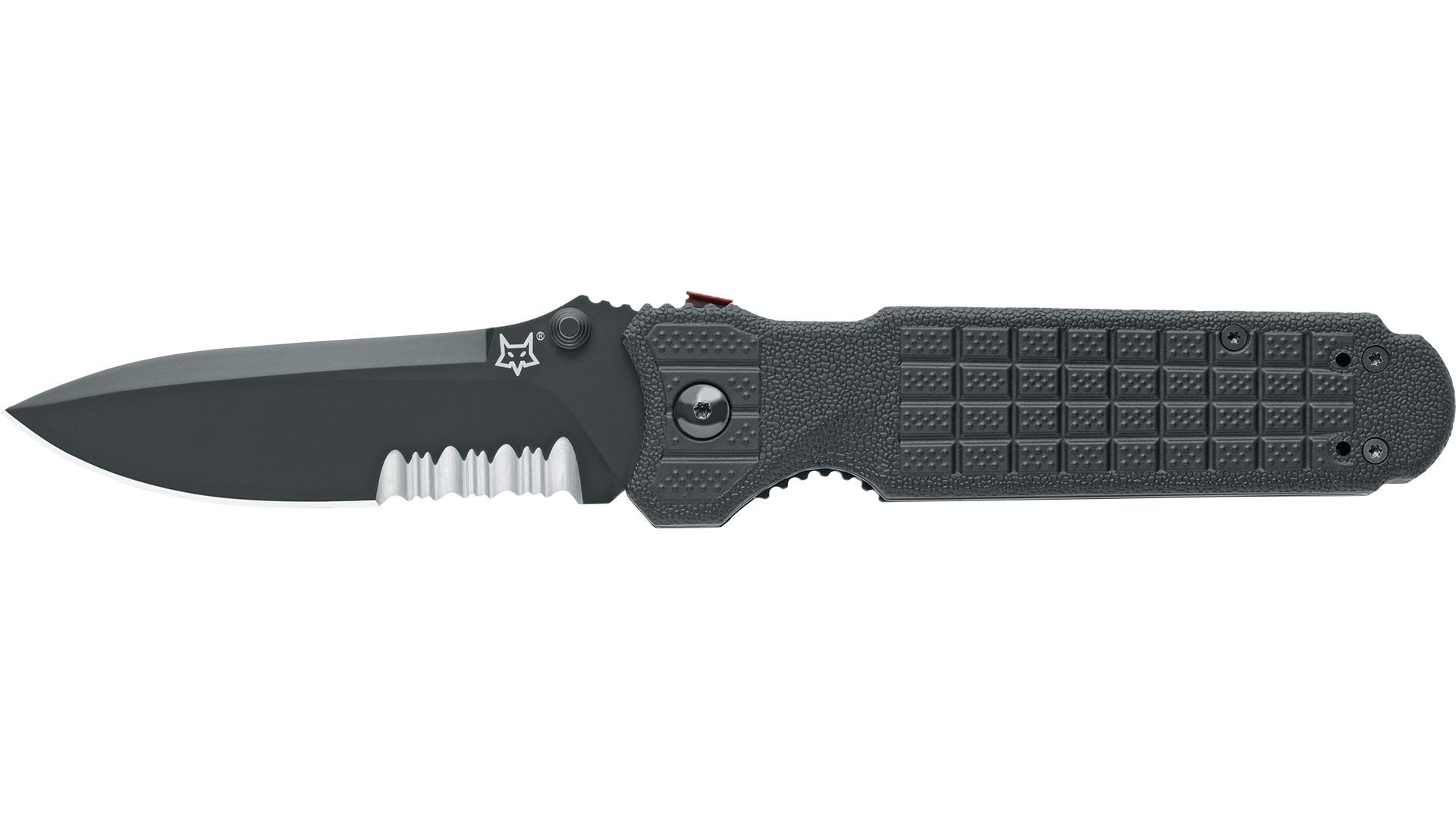 FKMD Predator 2F Liner All Black Serrated Çakı