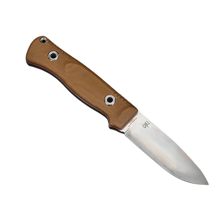 WithArmour® Professional Woodlands Tan Micarta Convex Bıçak