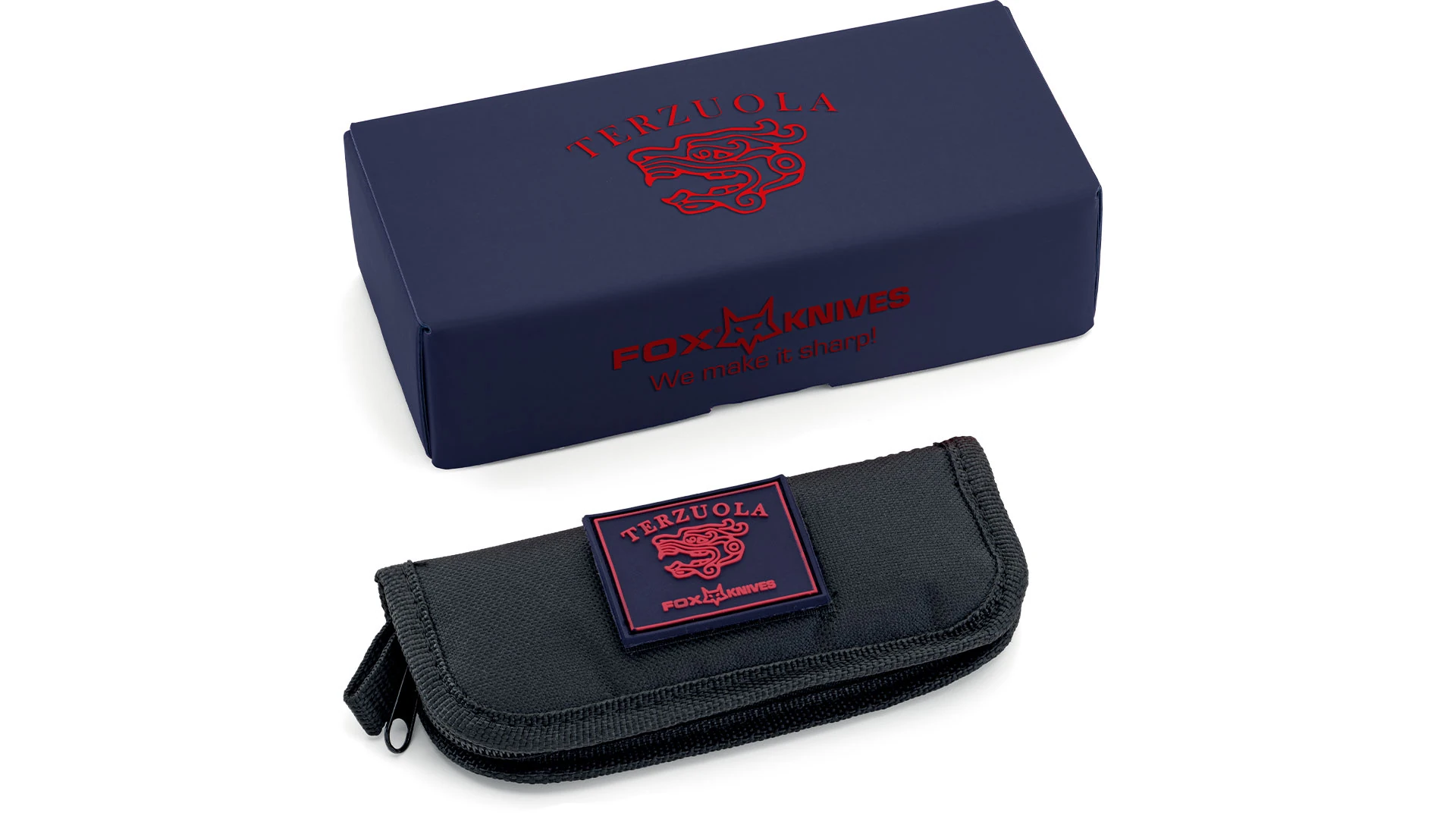 Fox Knives Pacifico Damascus Blade Carbon Fiber Handle Çakı