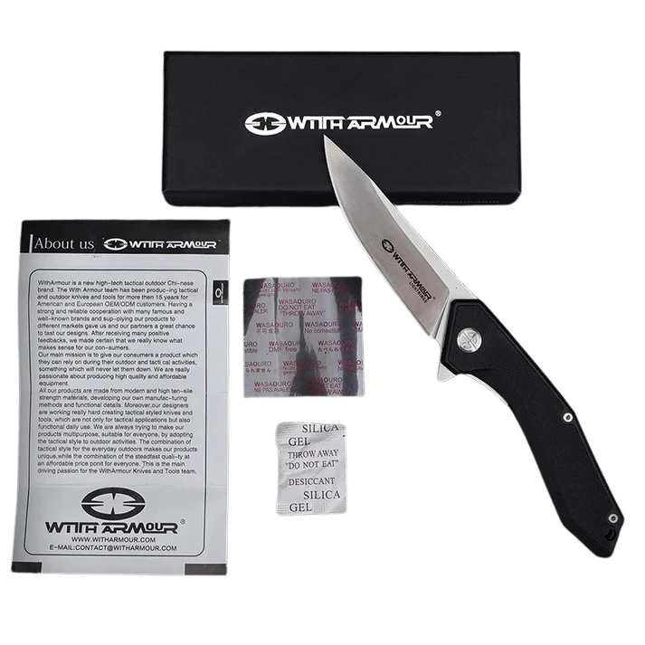 WithArmour® Gent Black G10 Çakı