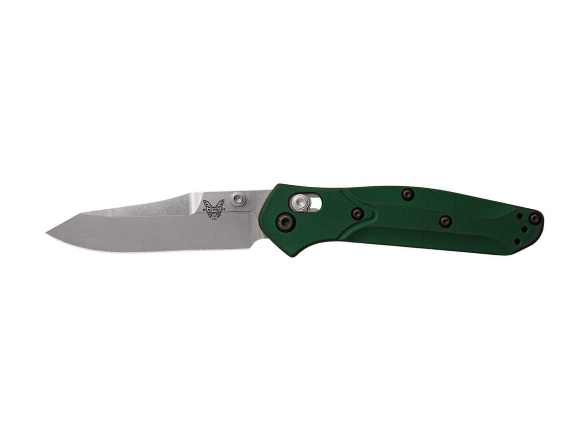 Benchmade Mini Osborne Reverse Tanto Green Aluminum Çakı