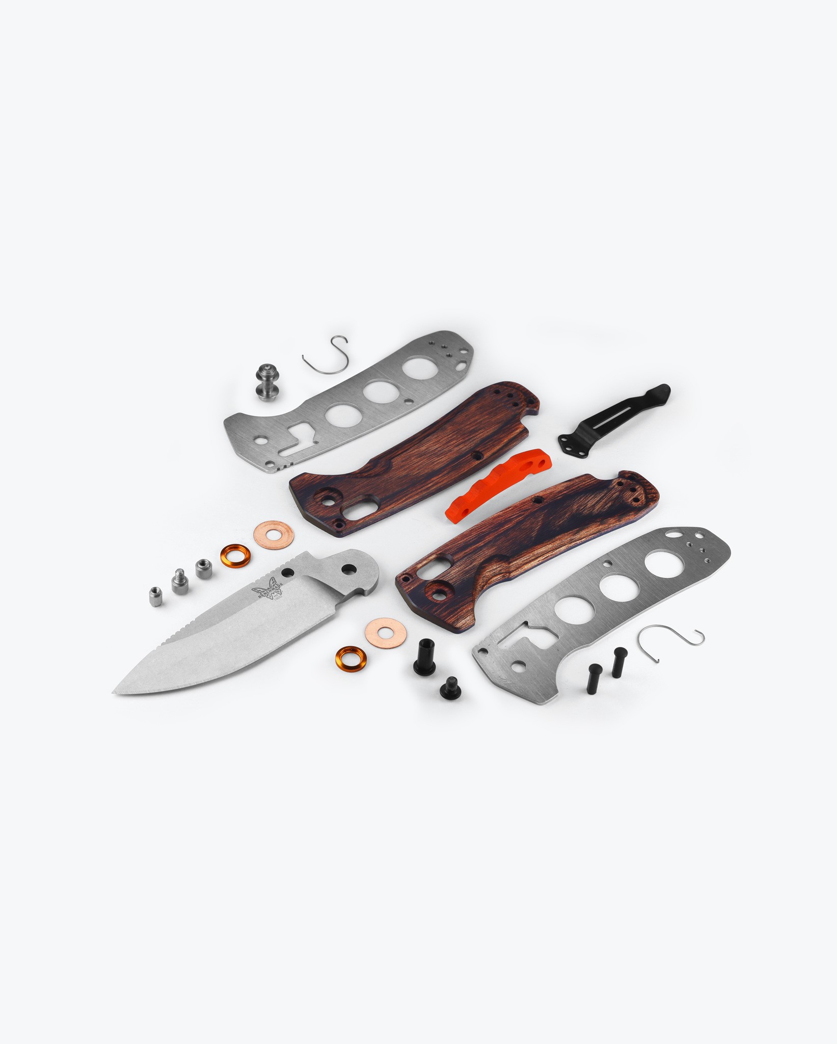 Benchmade North Fork Stabilized Wood Drop Point Çakı