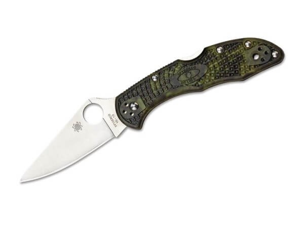 Spyderco Delica® 4 Lightweight Flat Ground Zome Green Çakı