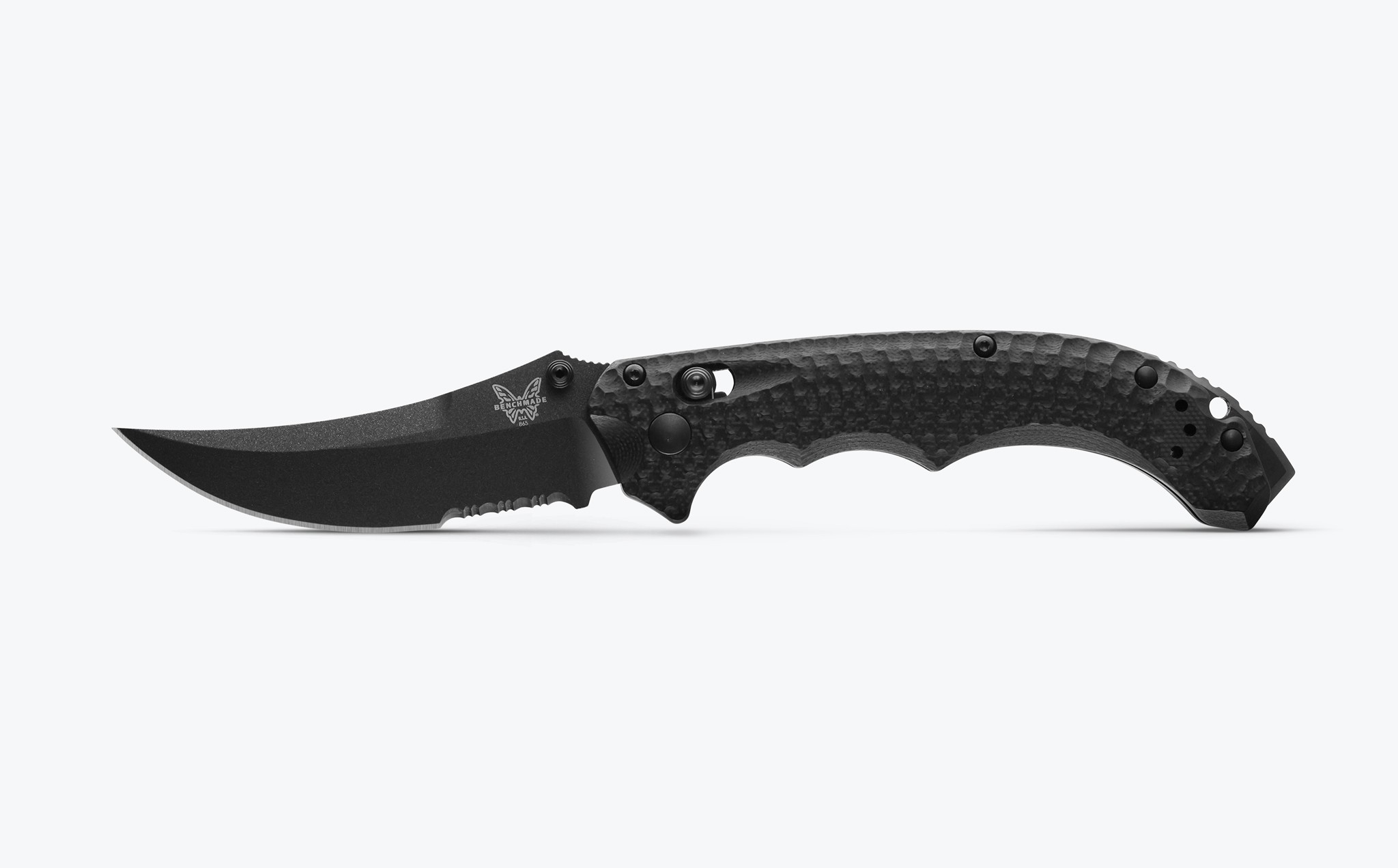 Benchmade Mini Bedlam® Black G10 Serrated Cerakote® CPM-S90V Çakı