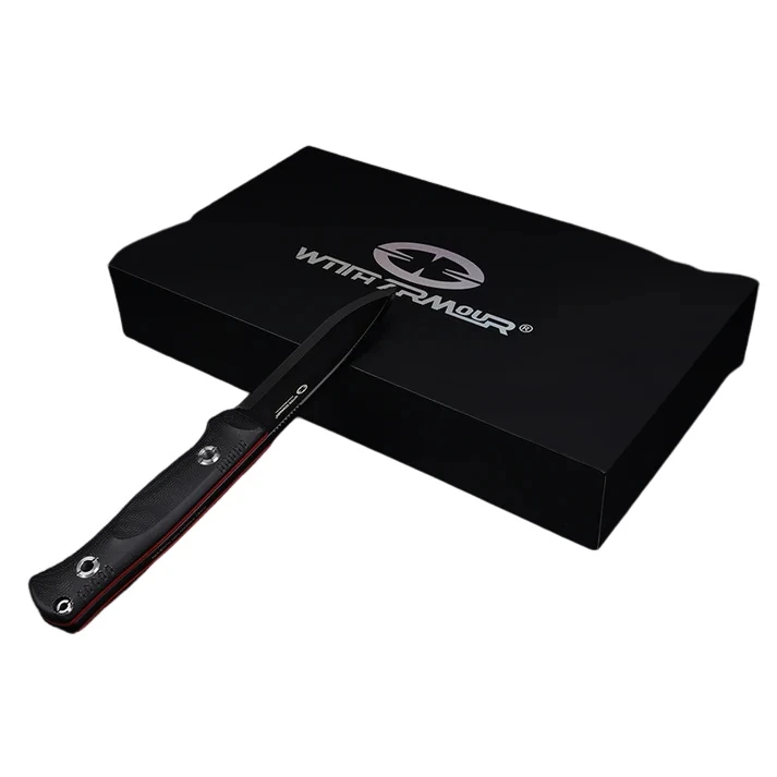 WithArmour® Professional Woodlands Black Micarta Scandi Bıçak