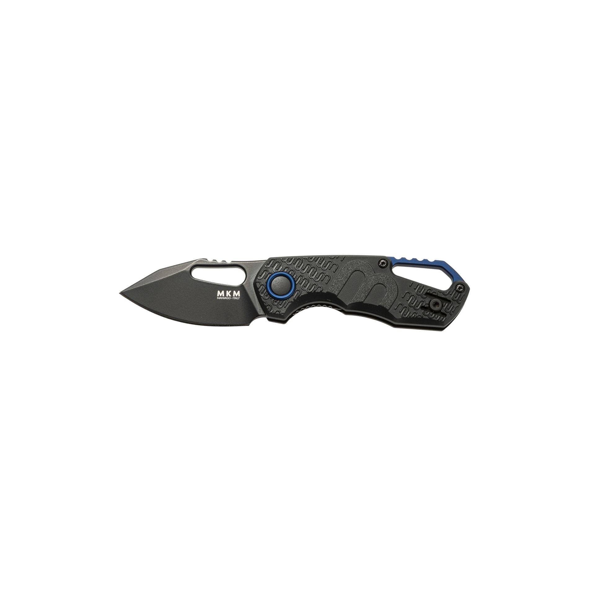 MKM Isonzo Clip Point Black N690 Black FRN Çakı