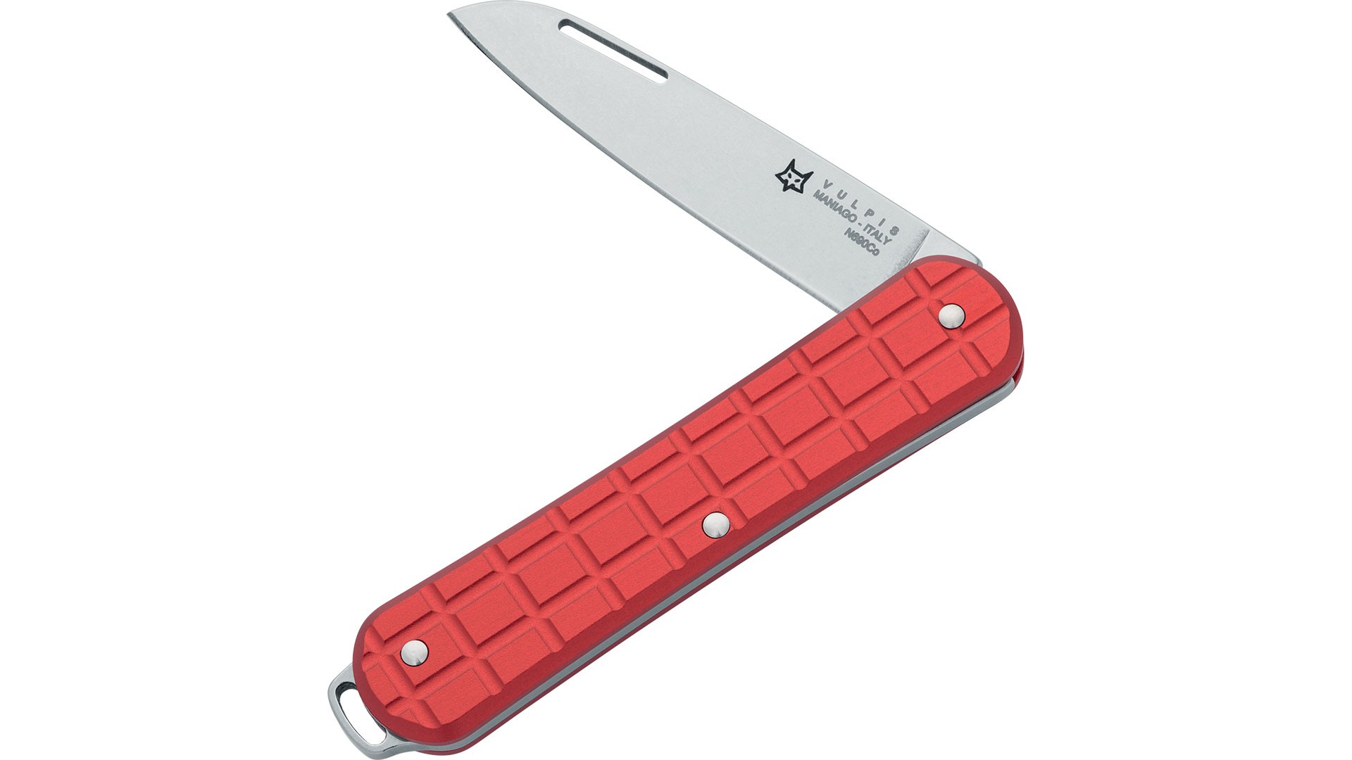 Fox Knives Vulpis 130 Grenade Aluminium Red Çakı