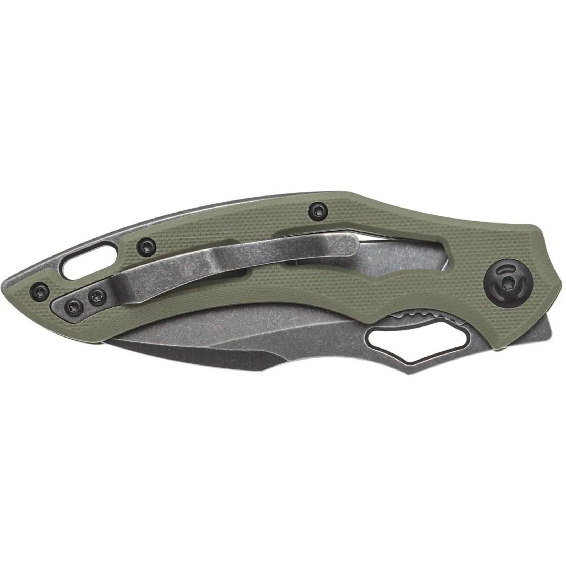 Fox Edge Sparrow Black Blade Skeleton OD Green G10 Çakı